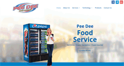 Desktop Screenshot of peedeefoodservice.com
